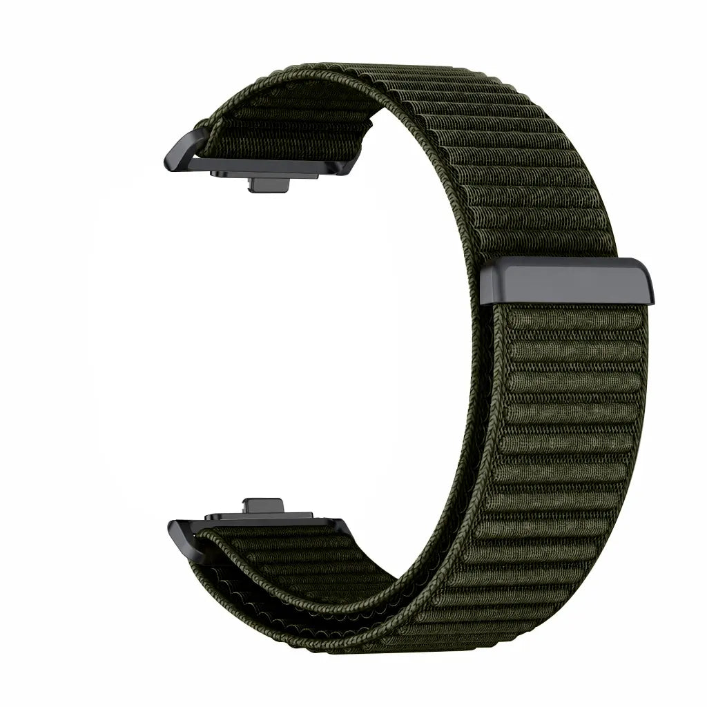 Redmi Watch 5 wave nylon bandje (donkergroen)