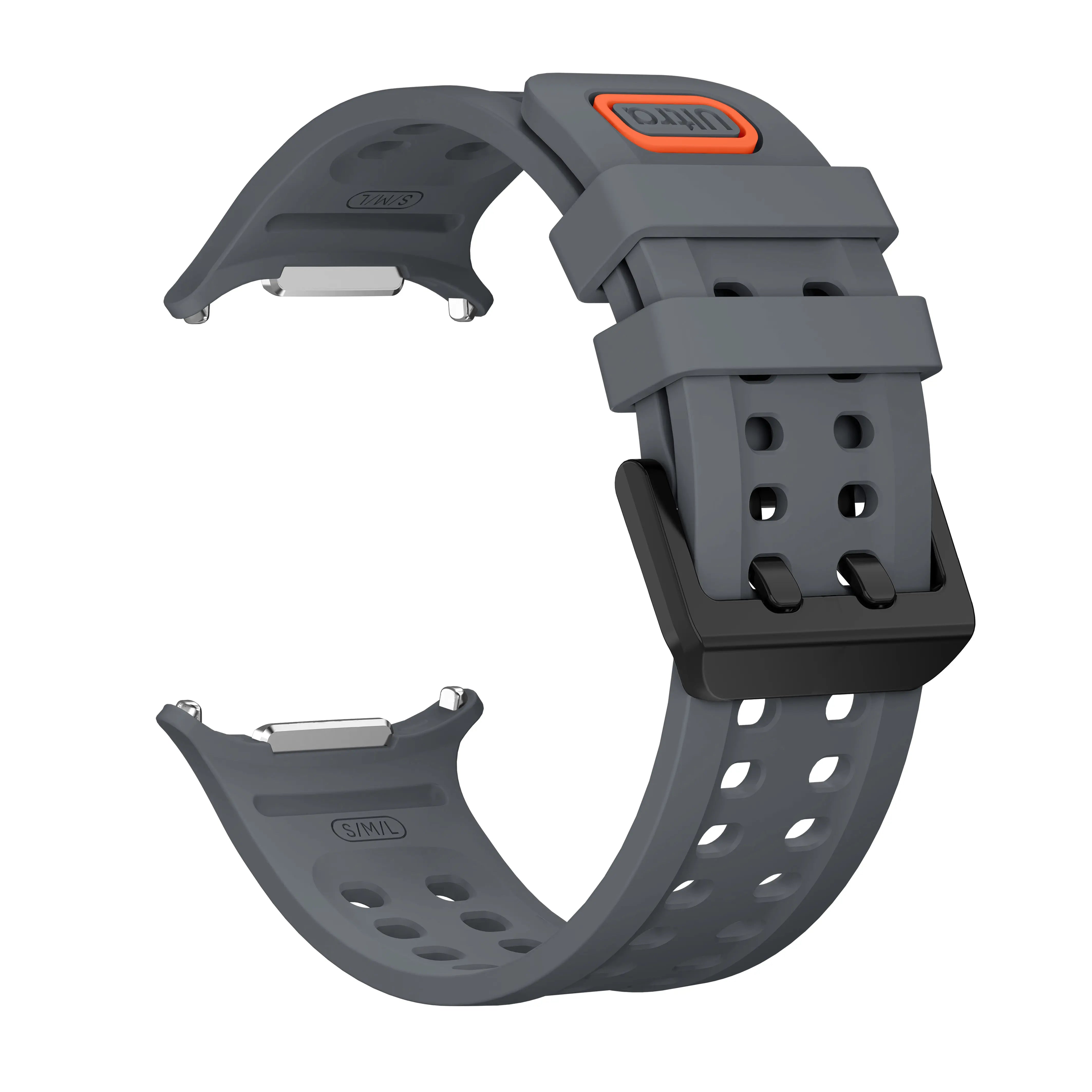 Samsung Galaxy Watch Ultra 2 Silicone Strap (Dark Grey)
