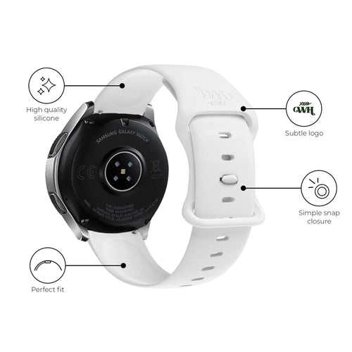 Silicone Strap, white, promotional banner