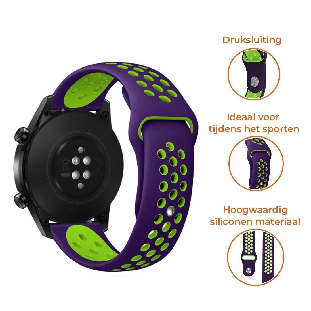 Suunto 9 Peak sport band (paars/groen)