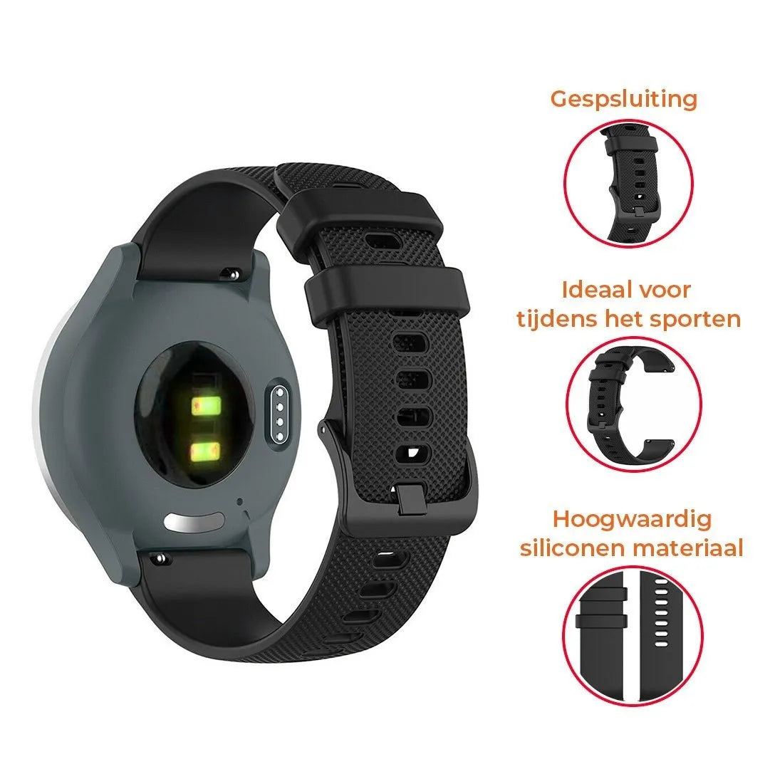 Huawei Watch GT 5 Pro - 42mm siliconen bandje (zwart)