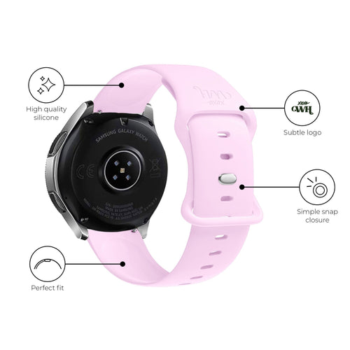 xoxo Wildhearts Samsung Galaxy Watch 3 45mm siliconen bandje (roze)