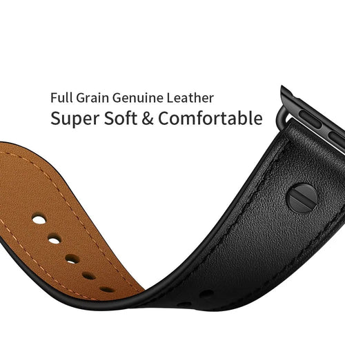 Leather Strap with Screw, black, promotional banner