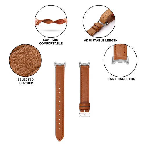 Xiaomi Smart Band 8 Leather Strap (Brown)