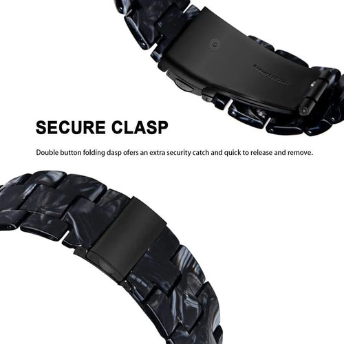 Metal Resin Strap, black/white, promotional banner