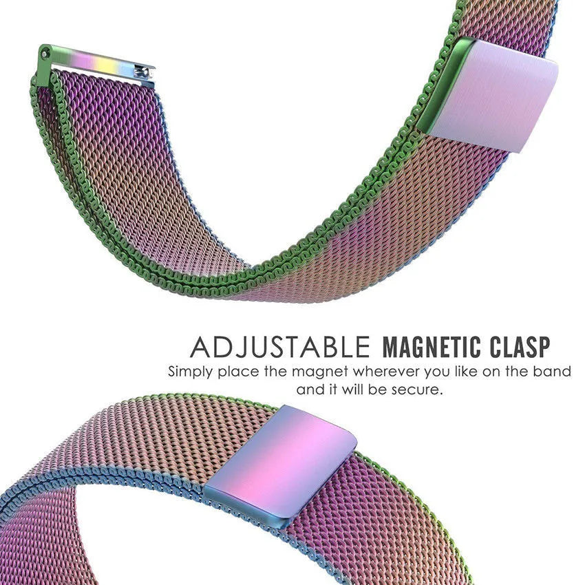 Milanese Strap, rainbow, promotional banner