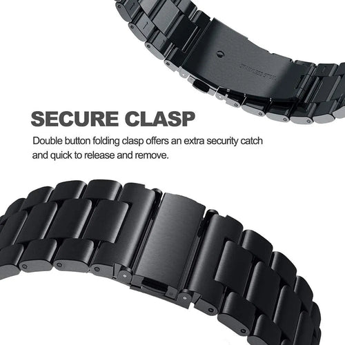 Gard Pro Health Smartwatch 3 - 48mm Steel Strap (Black)