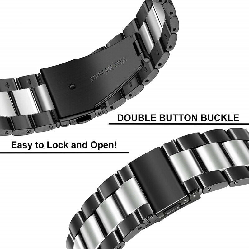 Garmin Vivoactive 6 stalen band (zwart/zilver)