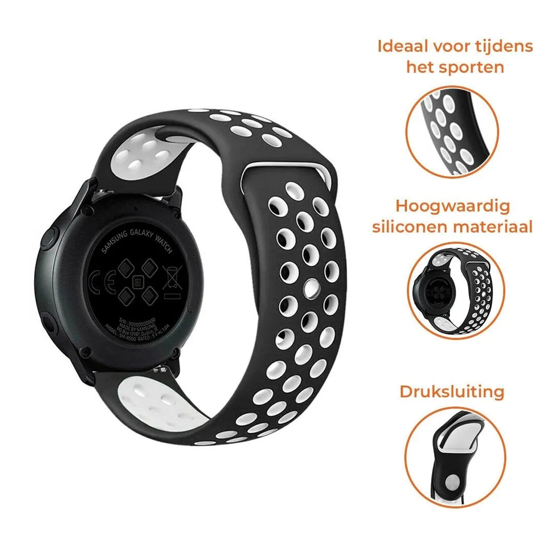 Suunto 9 Peak sport band (zwart/wit)