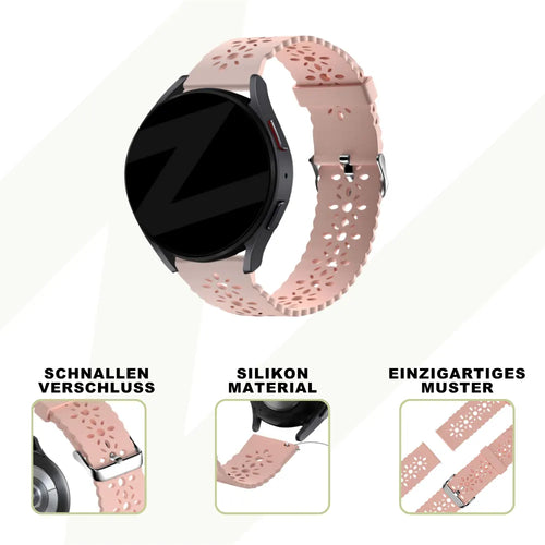 Patterned Silicone Strap, pink, promotional banner