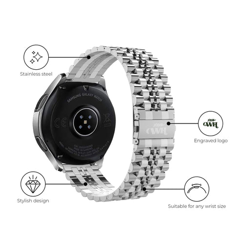 xoxo Wildhearts Amazfit GTR 2 stalen bandje (zilver) 