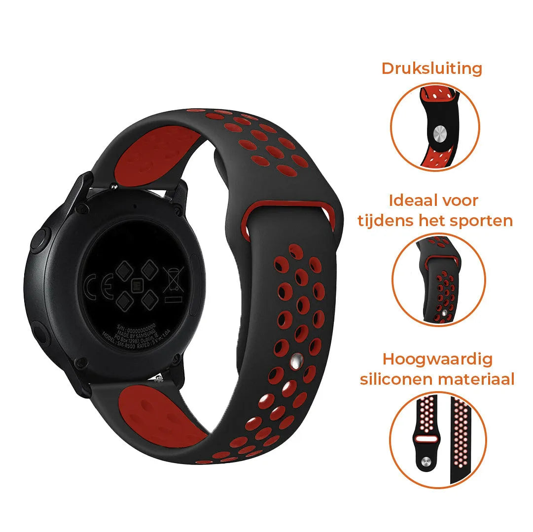 Suunto Vertical sport band (zwart/rood)