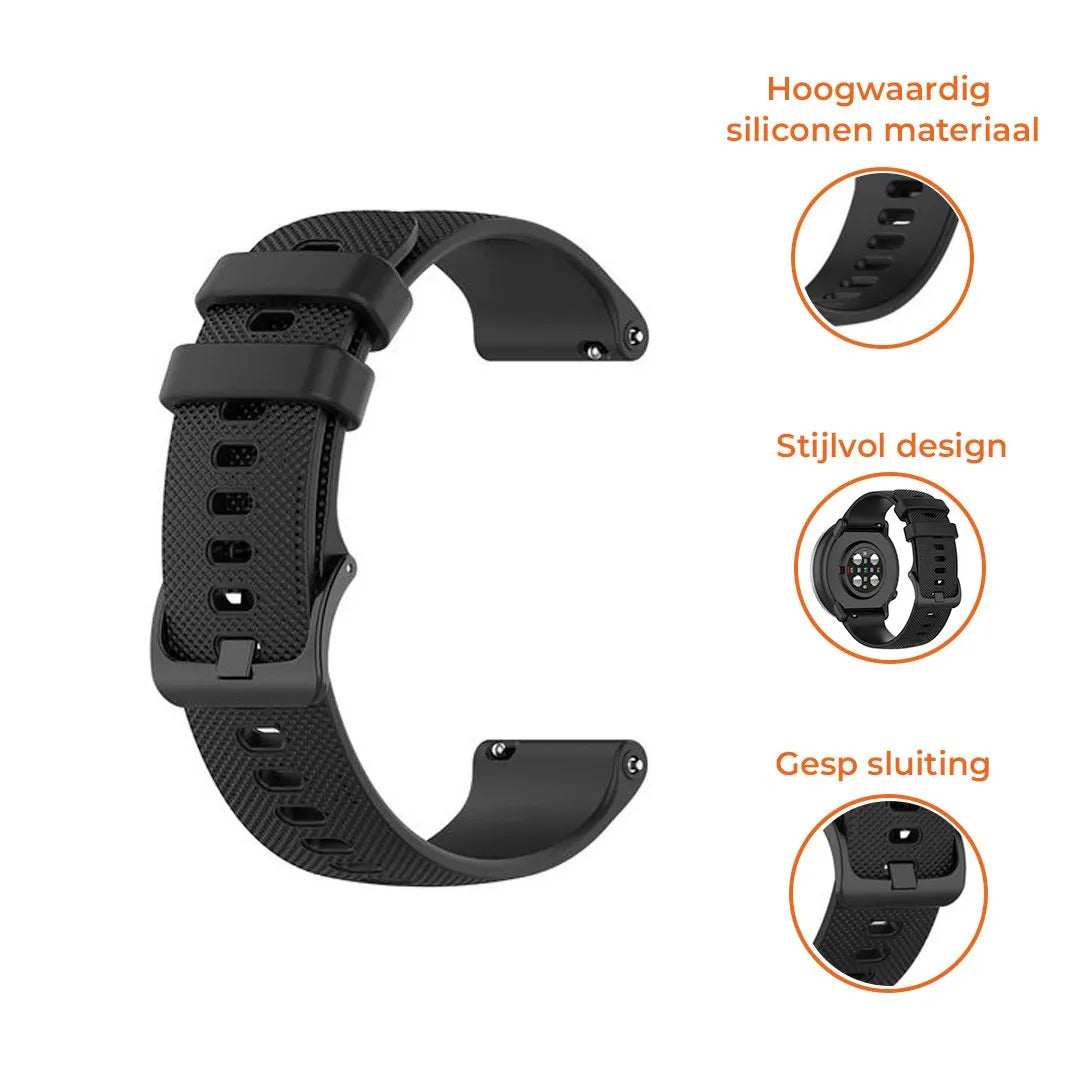 Polar Vantage M3 luxe siliconen bandje (zwart)