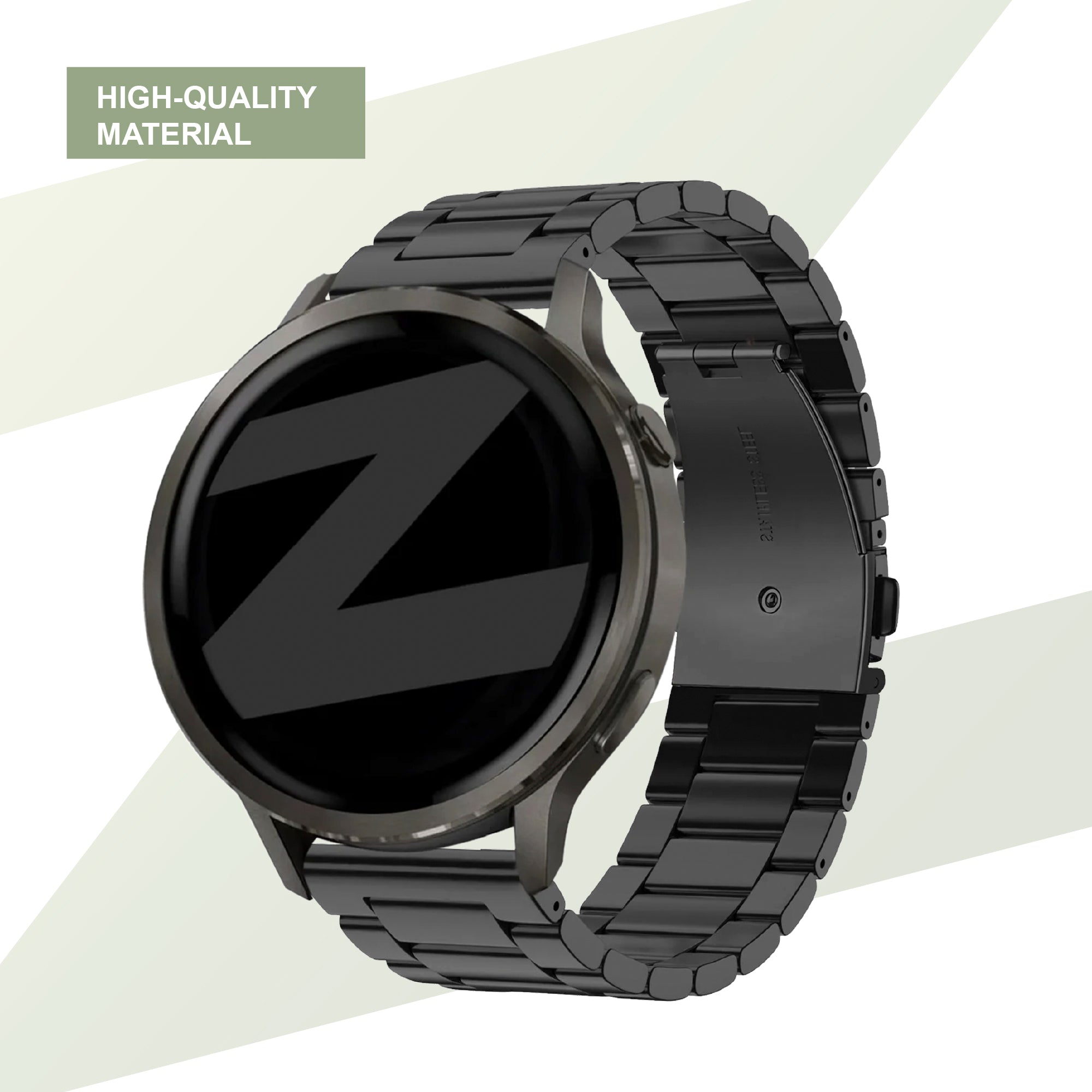 Garmin Venu 3s Steel Strap 'Classic' (Black)