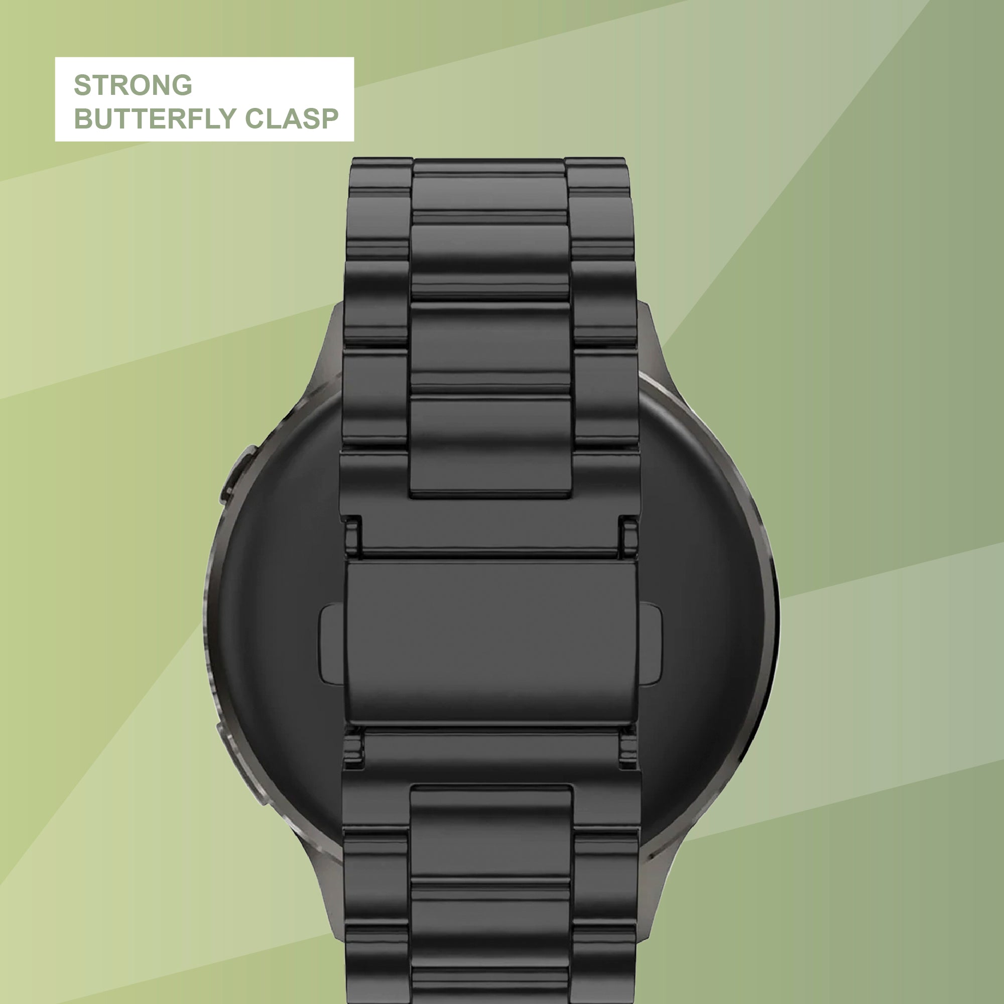 Garmin Venu 3s Steel Strap 'Classic' (Black)