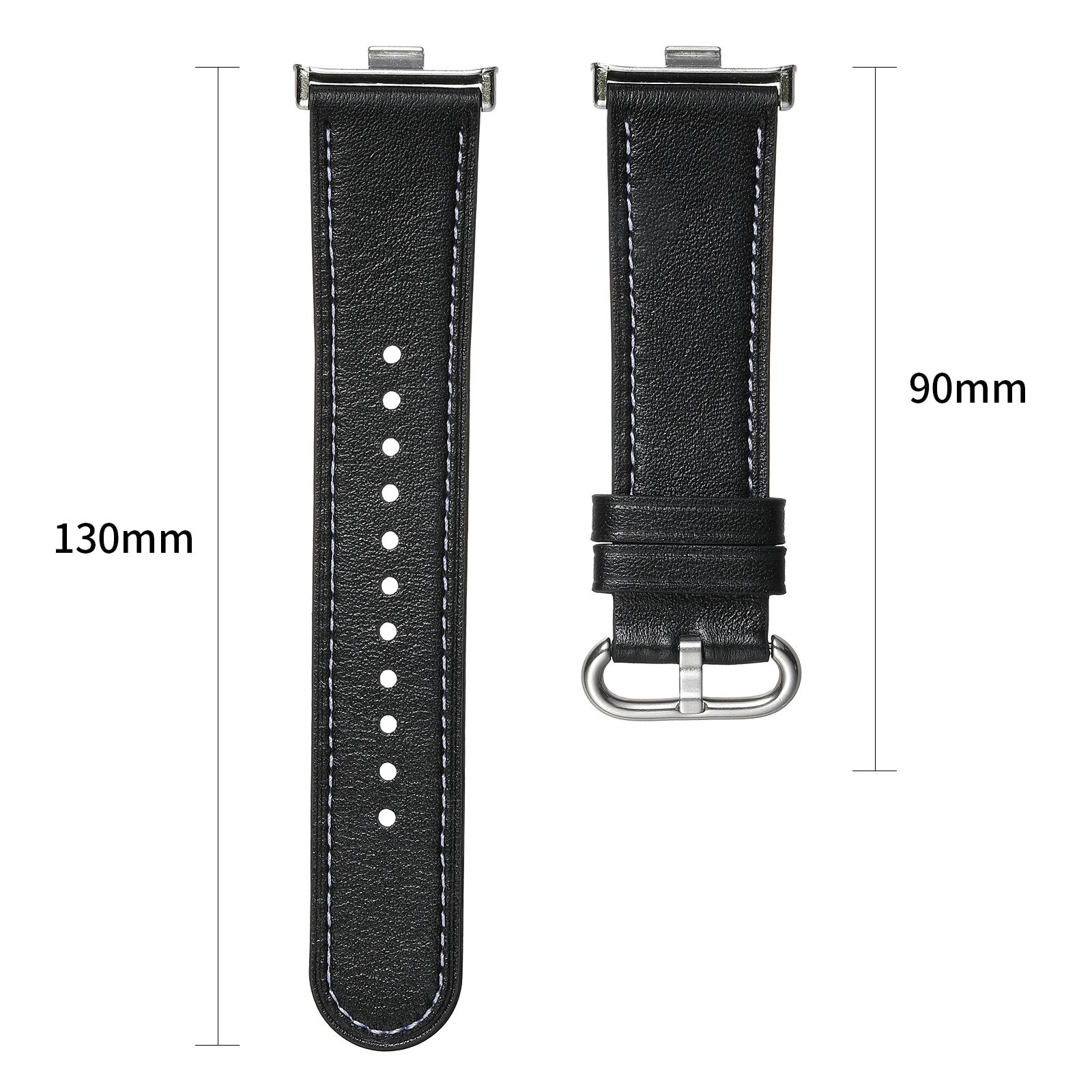 Redmi Watch 6 leren band (zwart)