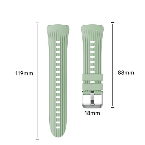 Huawei Watch 5 - 42mm Silicone Strap 'Perfect Fit' (Light Green)