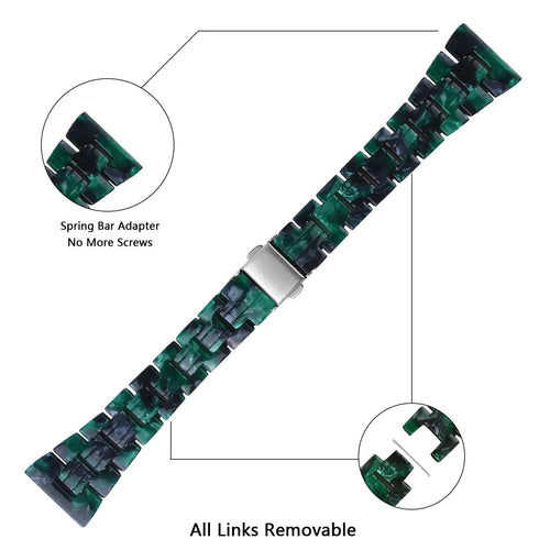 Coros Apex 42mm resin bandje (groen)
