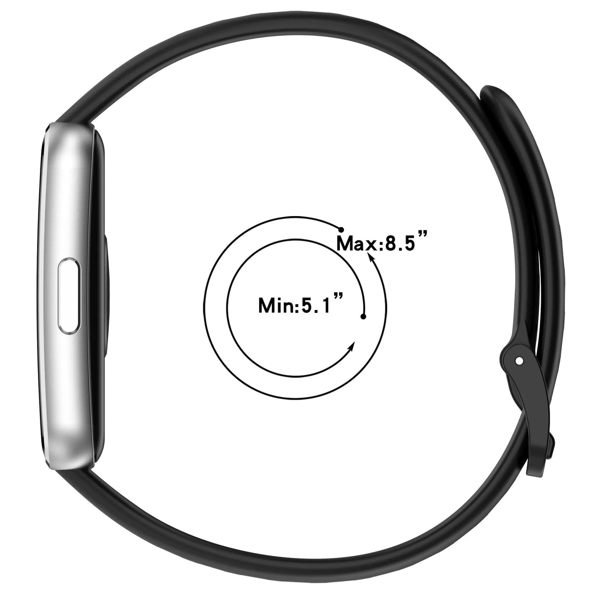 Huawei Band 11 Pro siliconen bandje (zwart)