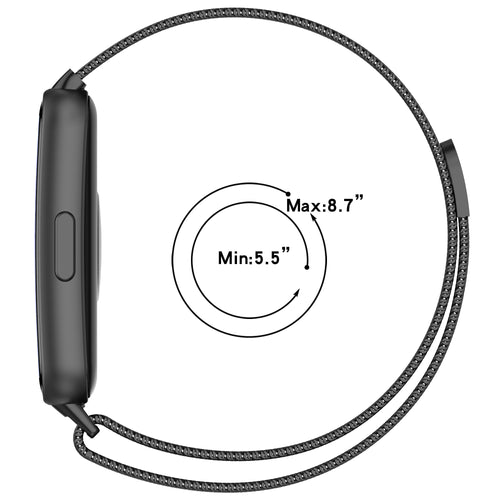 Huawei Band 11 Milanese band (zwart)