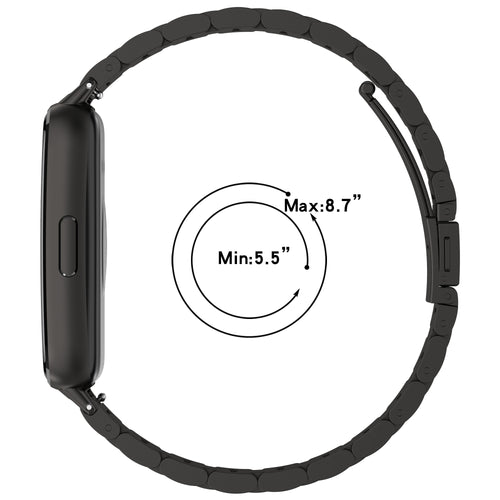 Huawei Band 11 Pro stalen band (zwart)