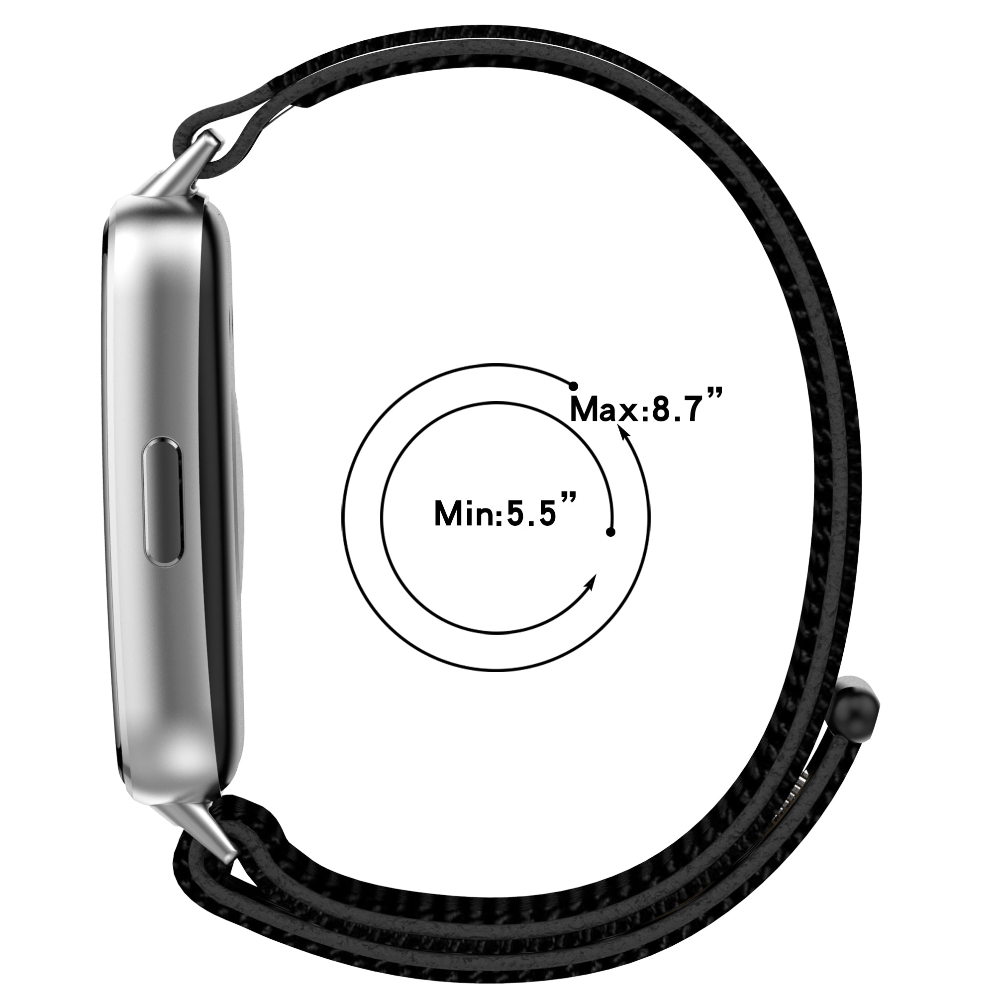 Huawei Band 11 nylon band (zwart)