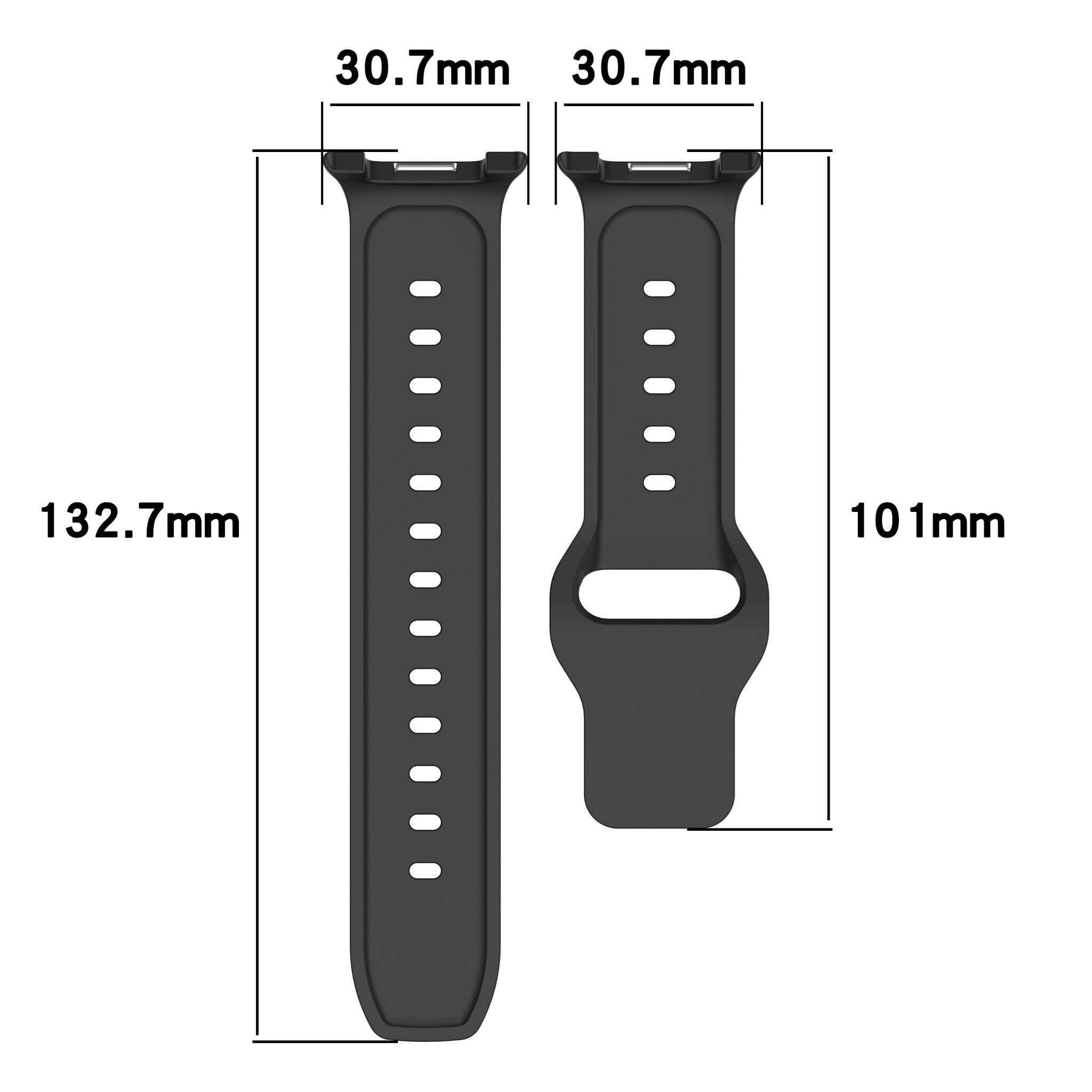 Samsung Galaxy Watch 8 - 44mm outdoor siliconen bandje (legergroen)