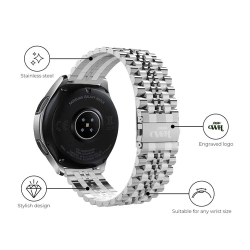 xoxo Wildhearts Xiaomi Amazfit GTS Steel Strap (Silver)