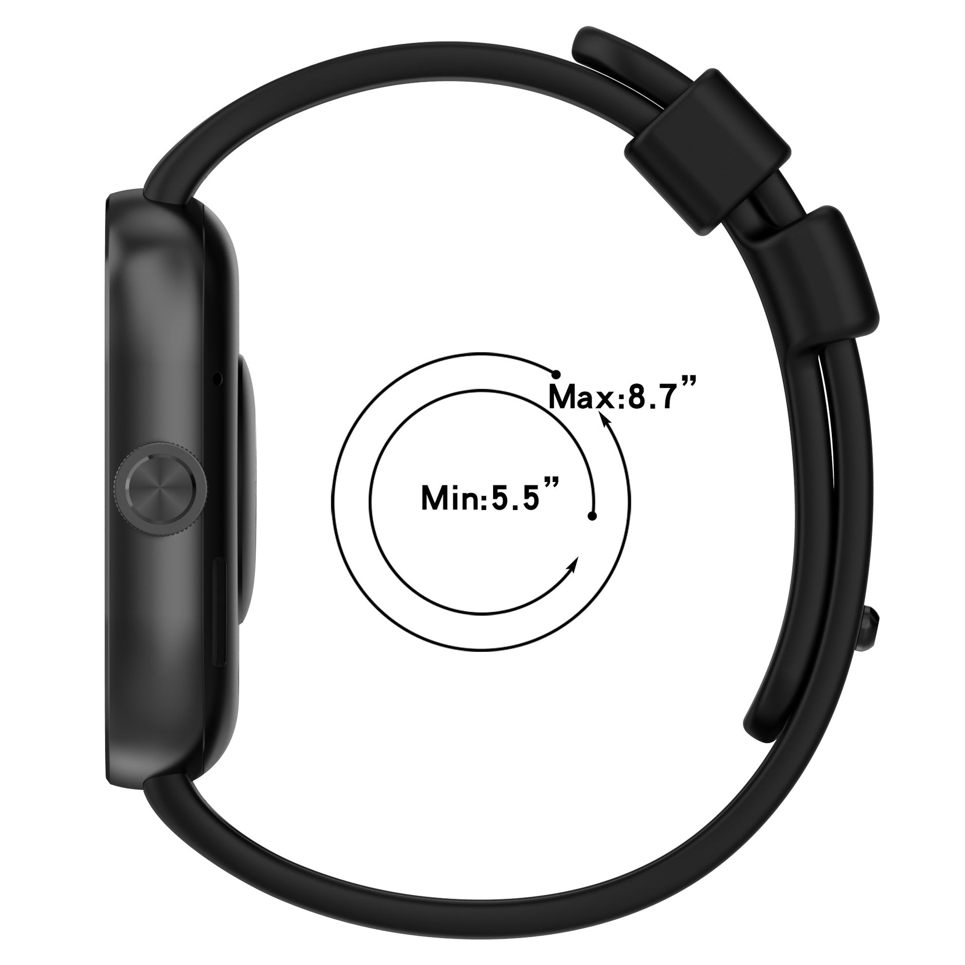 Redmi Watch 5 siliconen bandje (zwart)