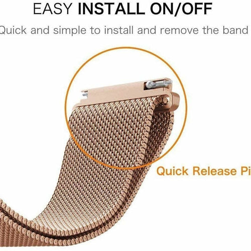 Redmi Watch 5 Active Milanese band (rosé goud)