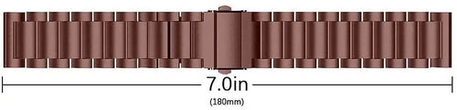 Coros Apex 2 stalen band (brons-bruin)