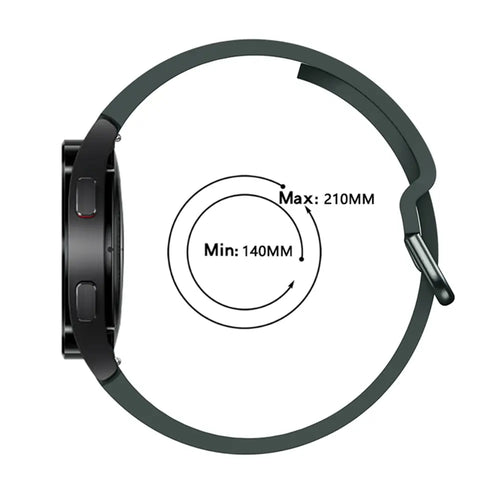 Samsung Galaxy Watch 5 - 40mm siliconen gesp band (donkergroen)