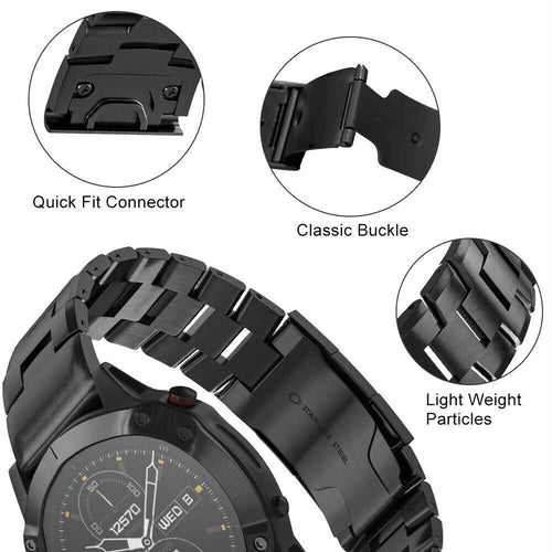 Garmin D2 Mach 2 - 51mm Titanium Strap (Black)