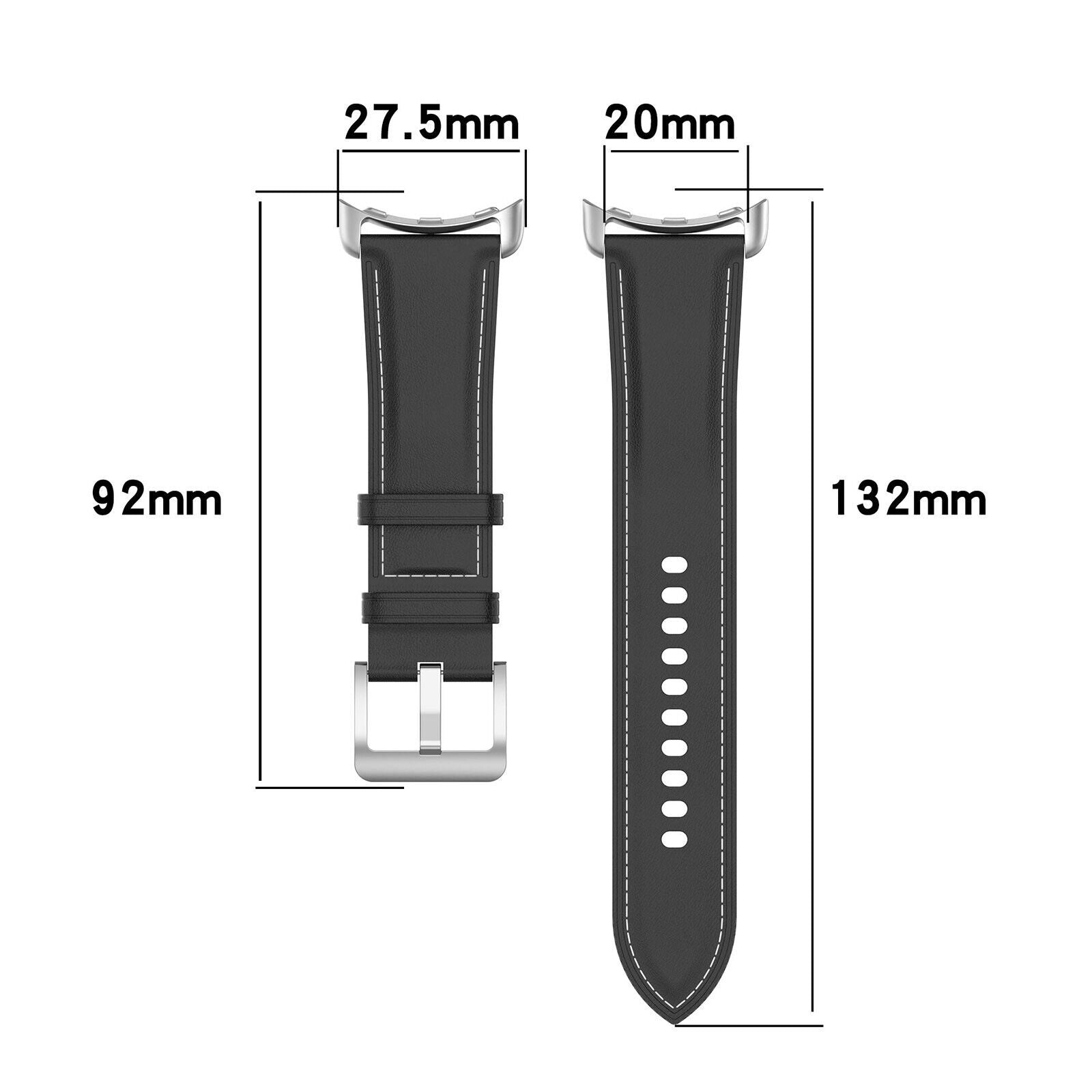 Google Pixel Watch 5 - 41mm Leather Strap (Black)
