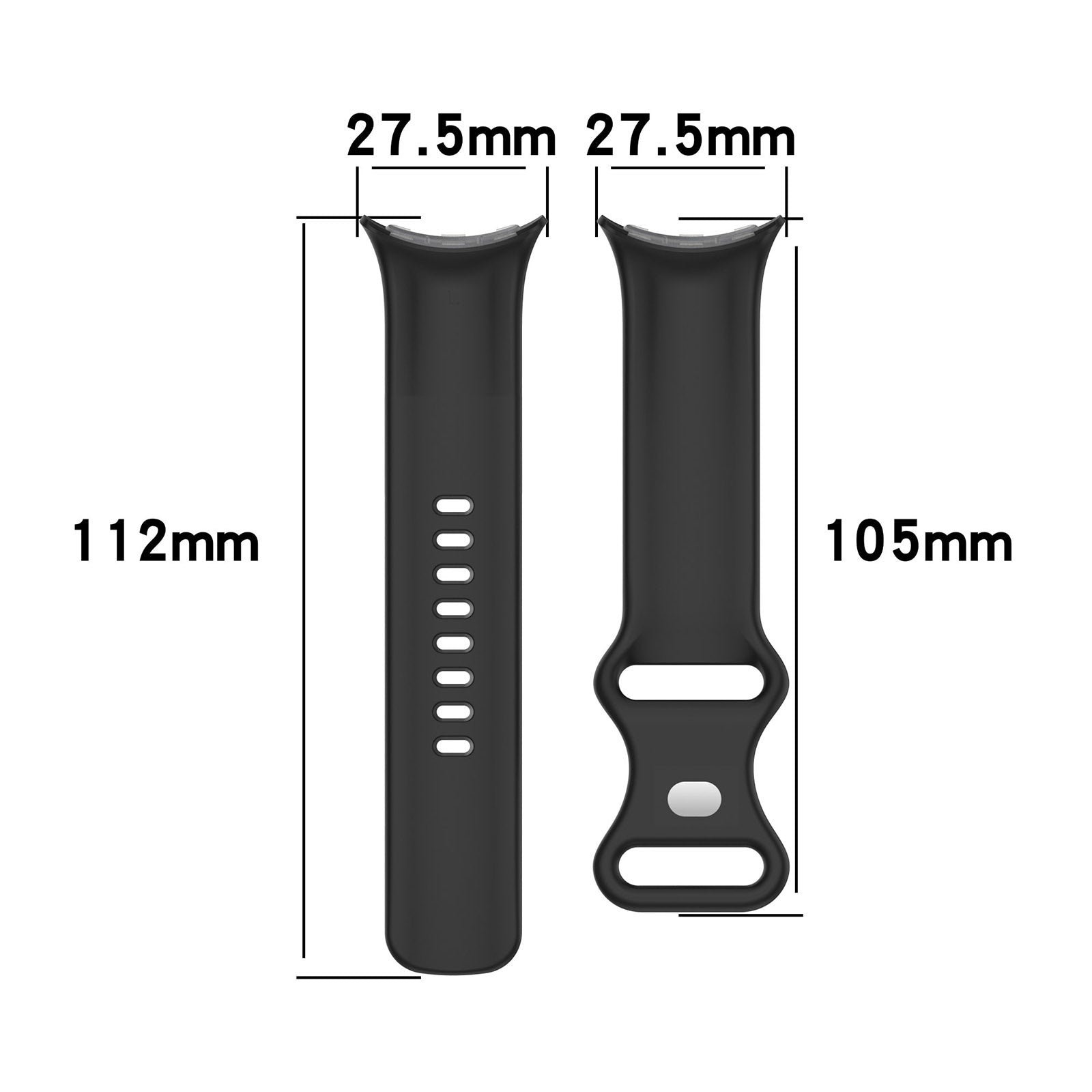 Google Pixel Watch 4 - 45mm siliconen classic bandje (donkergroen)