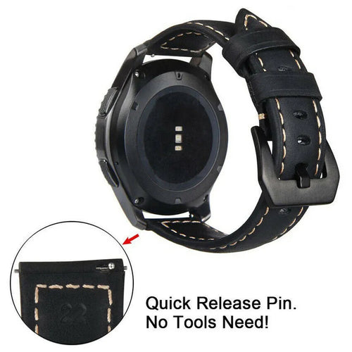 Gard Pro Health Smartwatch 2 Leather Strap (Black)