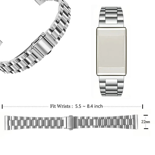 WHOOP MG stalen band (zilver)