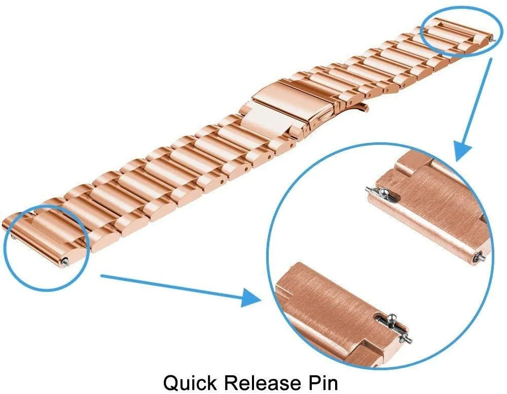 Oppo Watch S Steel Strap (Rose Gold)
