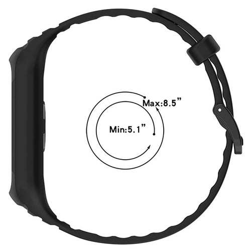 Honor Band 10 TPU band met frame (zwart)
