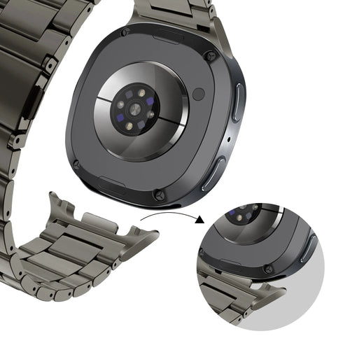 Bandz Samsung Galaxy Watch 8 Classic Steel Strap 'Classic' (Graphite)