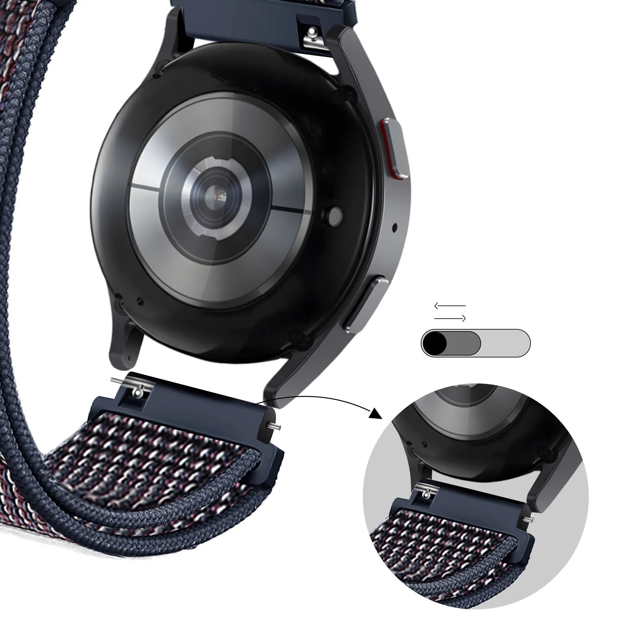 Bandz Suunto 9 Peak Pro nylon loop band (indigo)