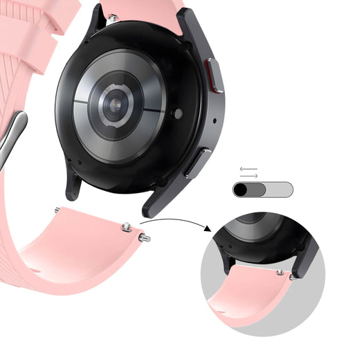 Bandz Redmi Watch 5 Lite siliconen band 'Deluxe' (roze)