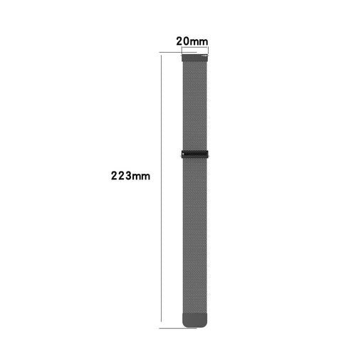 Garmin Vivoactive 4 Milanese band (zwart)
