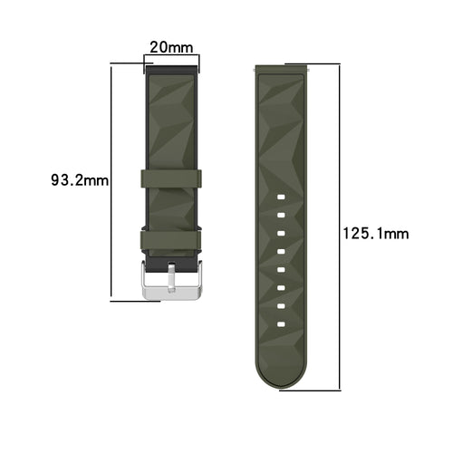 Xiaomi Watch S5 Diamond Sport Strap (Army Green/Black)