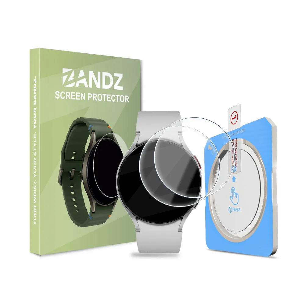 Bandz Samsung Galaxy Watch 6 - 44mm screenprotector met One-Click tool