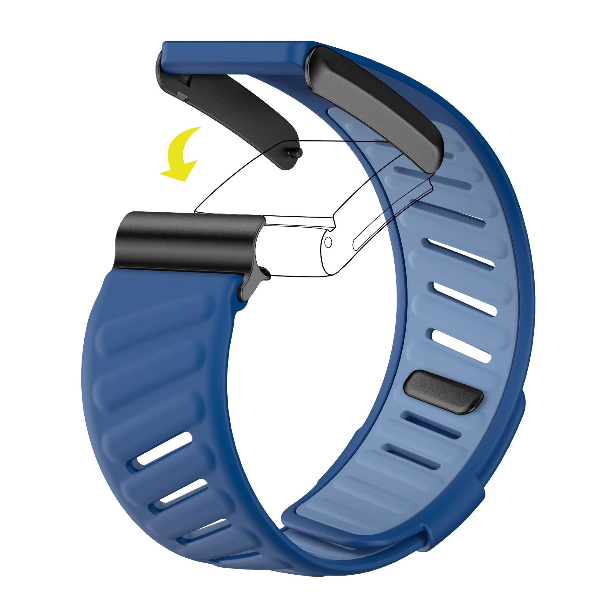 Sport bandje geschikt voor Whoop 4.0 (blauw)