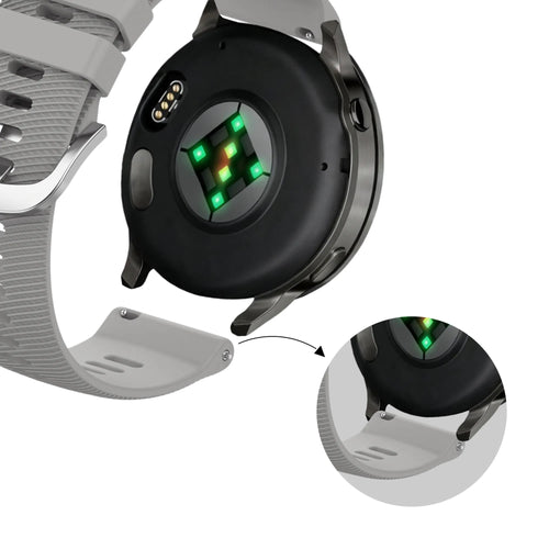 Bandz Garmin Vivomove 3s Silicone Strap 'Deluxe' (Grey)
