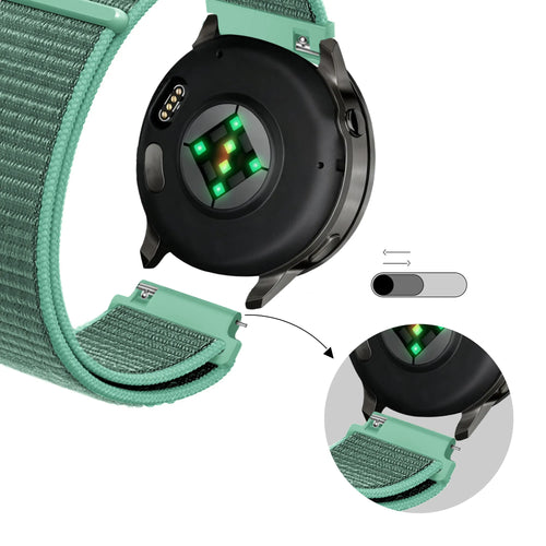 Bandz Garmin Venu 3 Nylon Loop Strap (Mint)