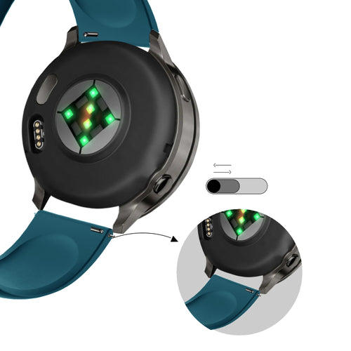 Bandz Garmin Venu 2 sport band 'Deluxe' (rock green)