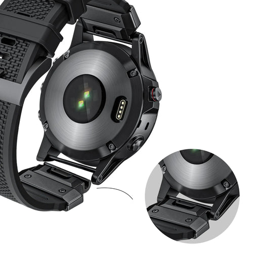 Bandz Garmin Fenix 9 - 47mm Silicone Strap 'Explorer' (Black)